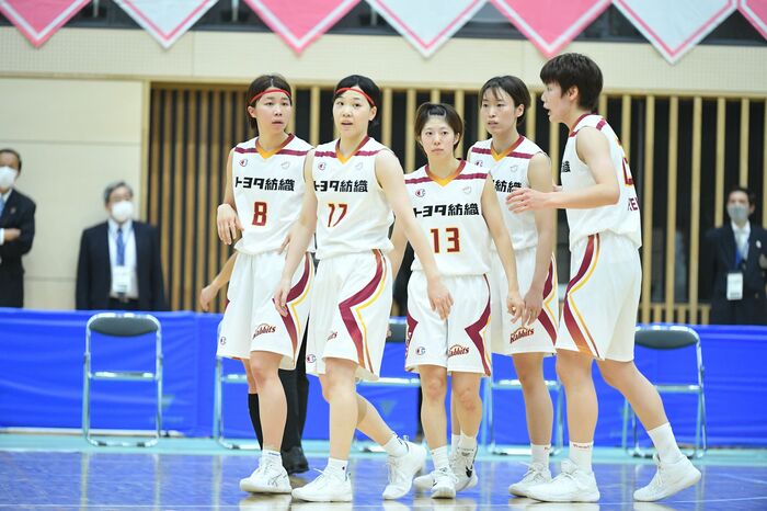 GAME2で昨シーズン女王に見事勝利したトヨタ紡織