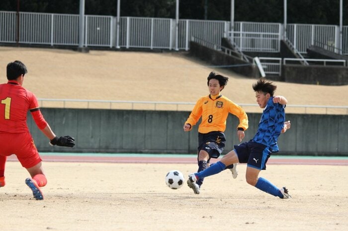 準々決勝・藤枝明誠戦(提供:磐田東サッカー部)