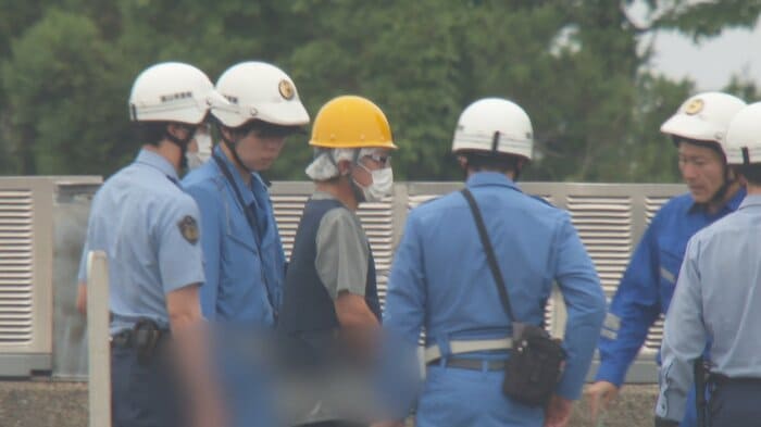 実況見分（今年7月・富山県魚津市）