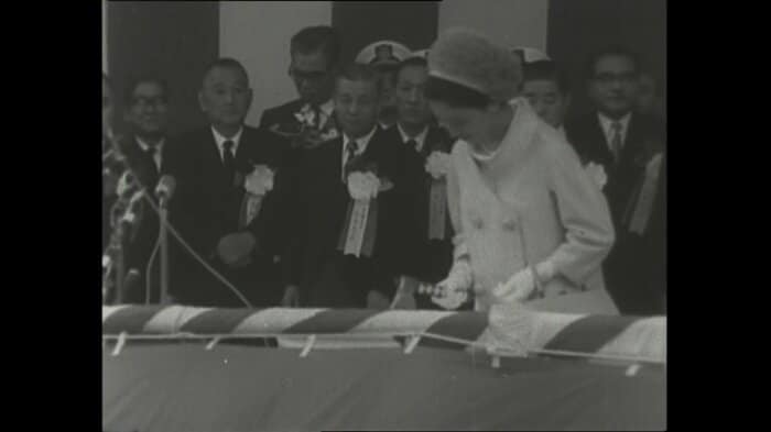 昭和40(1965)年 南極観測船「ふじ」進水式