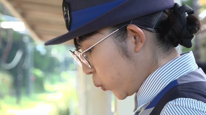 緊張する弥沙さん