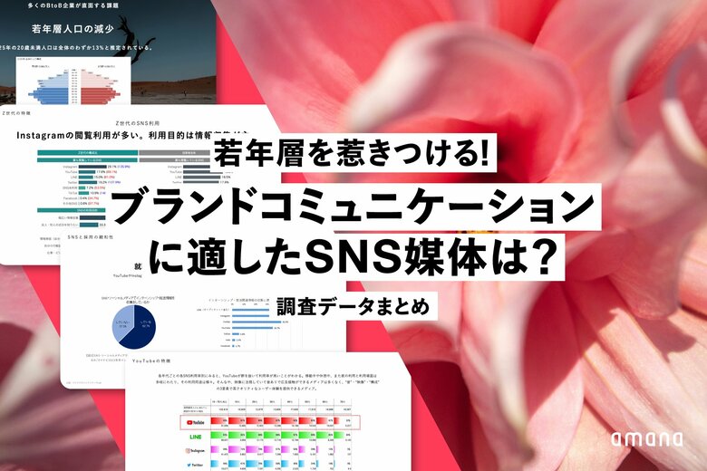 マーケター・採用担当者必見!若年層市場へのSNS戦略を成功させるためのデータを株式会社アマナが無料公開