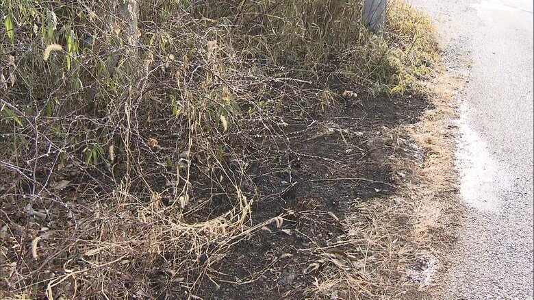 21日も宇都宮市内で雑木林など燃える