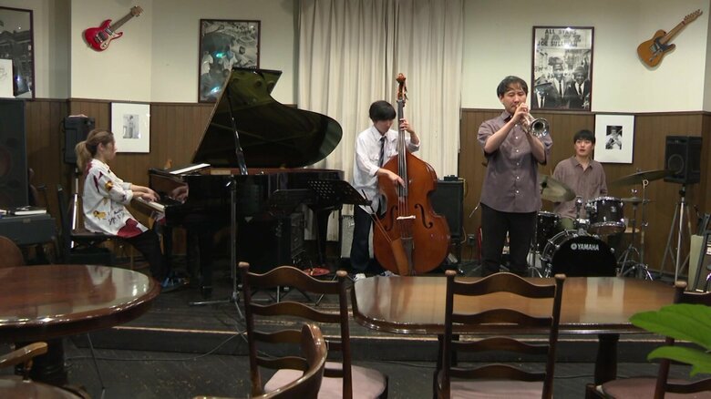 デトロイト・ジャズフェスティバルに出演するバンド「The Bop’s」