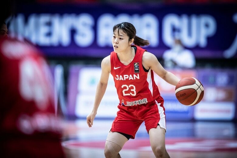 第2クォーター山本選手の速攻で逆転 ©fibaasiacup