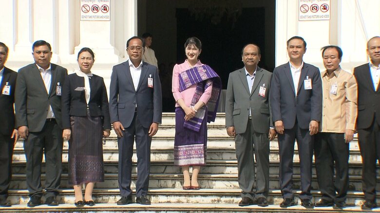 国立博物館を視察された　11月20日