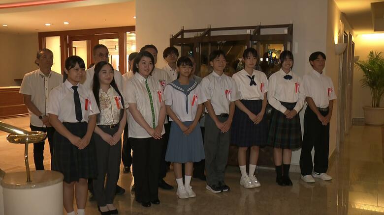 ご一家を出迎えた元「豆記者」