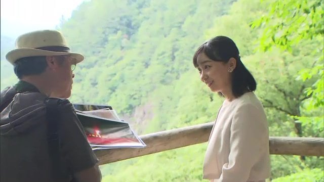 JR只見線の絶景ポイントにて