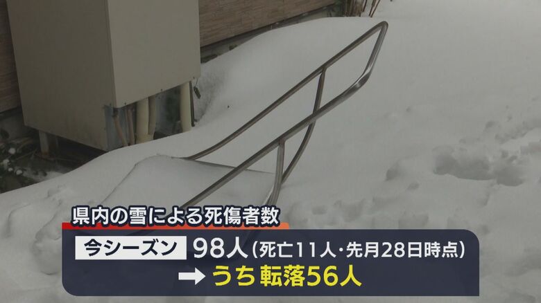 転落による死傷者が半数以上