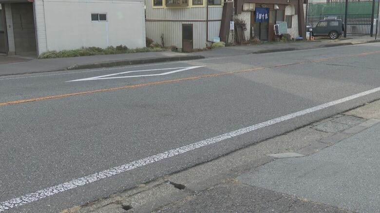 事故現場（長野県佐久市）