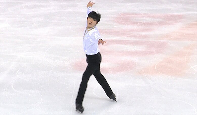 フリーを披露する長谷川一輝
