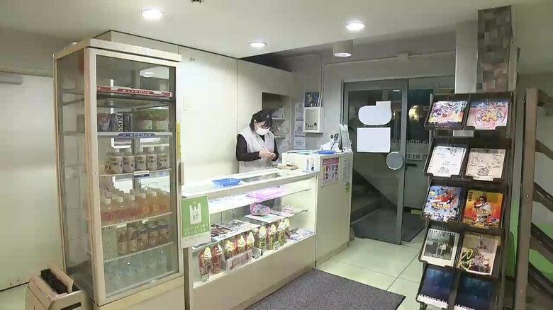 山田佳奈さんが担当する「盛岡ピカデリー」の入り口