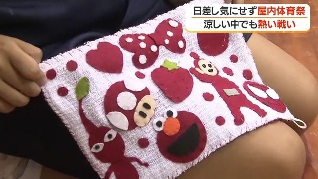 生徒たちが自ら作った雑巾