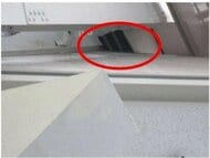 北九州メッセで石こうボードが落下　高さ7.5メートルの天井から　熊本地震後の目視点検では異常なし　原因を調査　福岡