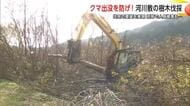 河川敷の樹木伐採でクマ出没を防げ！　対岸では人身被害も　住民の要望実現で不安軽減へ　秋田・能代市