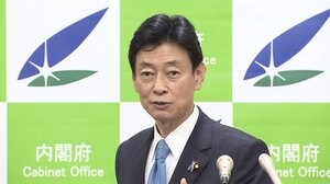 西村経済再生相 PCR検査陰性 同行職員が新型コロナウイルス感染で一時待機
