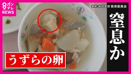 給食の「ウズラの卵」で児童が窒息死　過去に「米粉パン」「白玉団子」でも同様の事例　覚えておきたい対処法の一つ「ハイムリック法」