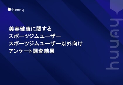 美容健康に関する最新調査結果を発表:スポーツジムユーザーの美容・健康意識の高さが明らかに
