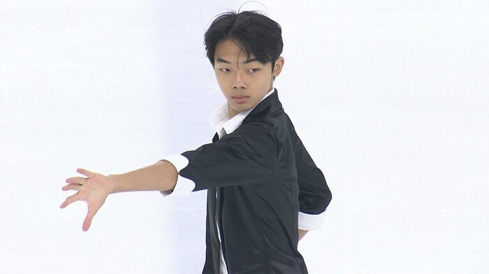 優勝した小河原泉颯のショート(中四国九州選手権)