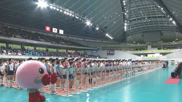 2025年1月　春高バレーの様子