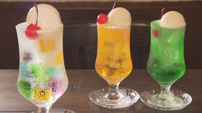 クリームソーダ（全7種類・700円～1000円）