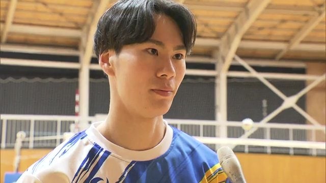 最後の春高への意気込みを語る諸越選手