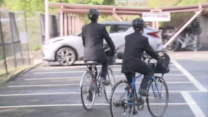自転車通学（イメージ）