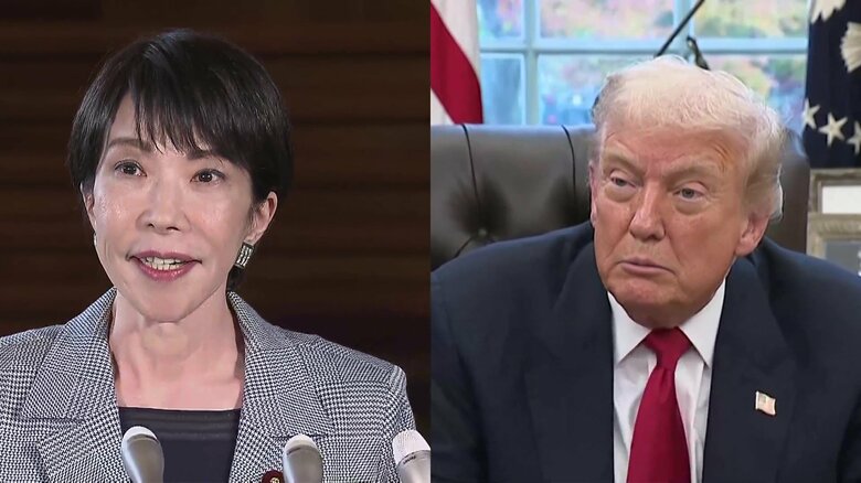 “台湾有事”巡る発言で高市首相がトランプ大統領と電話会談…緊密連携で一枚岩を強調　中国の強い反発続く｜FNNプライムオンライン