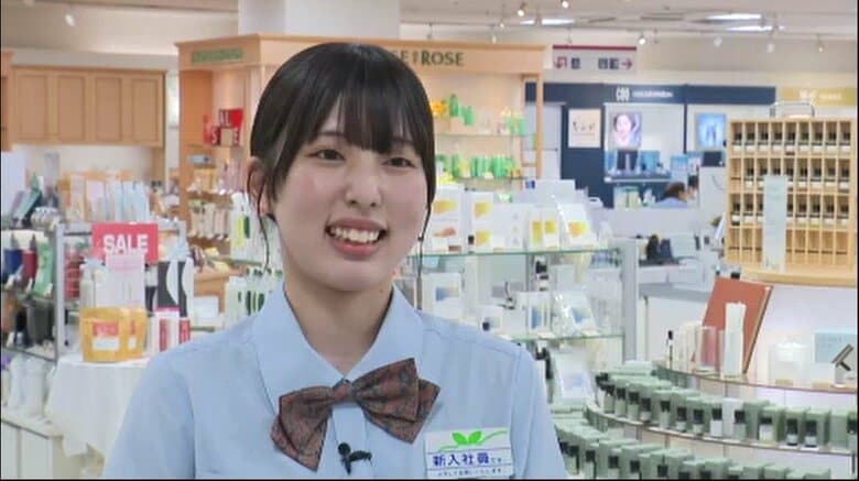 「夢見ていた職場」経営再建中の宮崎山形屋・新入社員に密着　憧れの百貨店で笑顔あふれる販売員を目指す｜FNNプライムオンライン