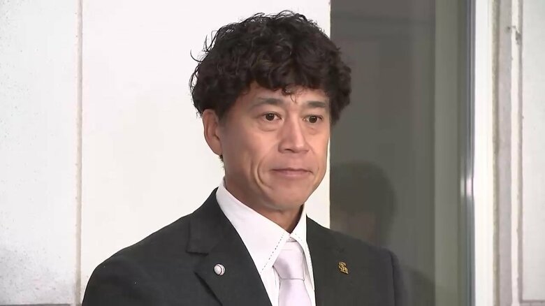 ソフトバンク城島CBOが花巻東訪問 佐々木麟太郎選手を1位指名 岩手県|FNNプライムオンライン