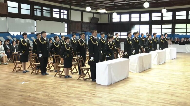 皇宮警察学校で入校式　新人女性護衛官の割合が約4割に…女性皇族の護衛など活躍の場が広がる｜FNNプライムオンライン