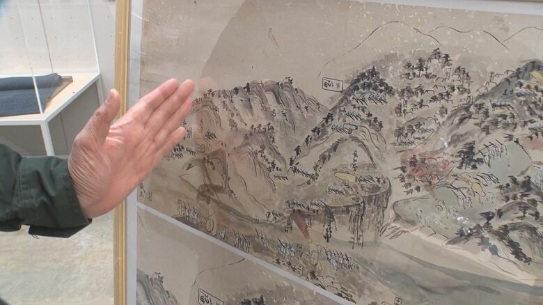 戊辰戦争時の様子が描かれた絵図