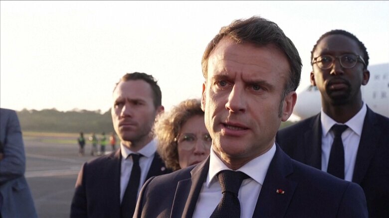 フランスのマクロン大統領