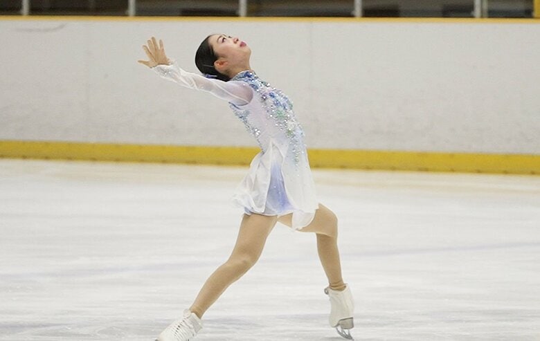 岡田はフリーでトリプルアクセルにもトライしている