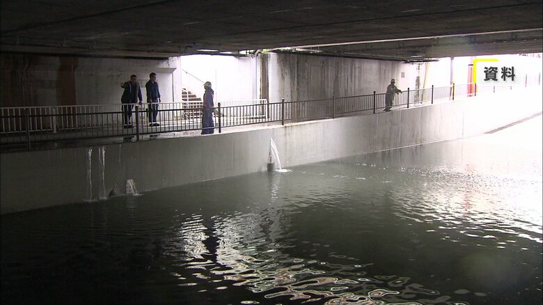 アンダーパスは短時間で水位が上がる