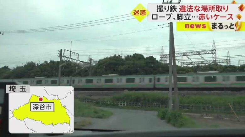 JR東日本の鉄道が走る、埼玉・深谷市