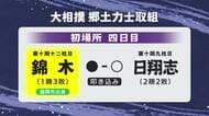 錦木（岩手・盛岡市出身）2連敗　日翔志に叩き込みで敗れる　大相撲初場所4日目