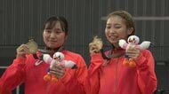 バドミントン女子ダブルス　矢ケ部姉妹が悲願の金メダル！　大会7日目もメダルラッシュ続く