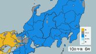 花散らし…雨の一日になる見込み　長野県南部　10日夜にかけ「大雨警報」の可能性も　24時間予想降水量は北部40ミリ・中部40ミリ・南部70ミリ（11日正午まで）