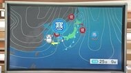 1年で最も昼が短い“冬至”の夕日…23日の穏やかな陽気のあと25日夜はホワイトクリスマスか