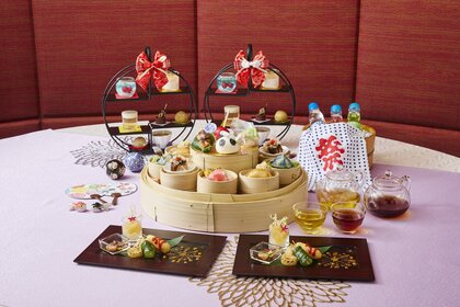 【ロイヤルパークホテル】縁日モチーフで賑やかな「夏祭りチャイニーズアフタヌーンティー」が7月8月限定で登場！