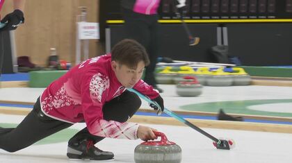 ミラノ五輪出場権獲得へ！カーリング男子・SC軽井沢クラブが公開練習　日本代表として最終予選へ　山口選手「世界を荒らすようなチームに」　