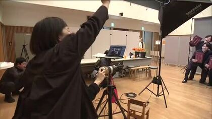 大切な人と思い出の一枚を　南相馬市で「卒業おめでとう撮影会」