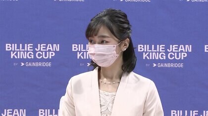 【速報】佳子さま　笑顔でウクライナ選手に 女子テニス国別対抗戦で抽選式　眞子さんから名誉総裁“引き継ぐ”