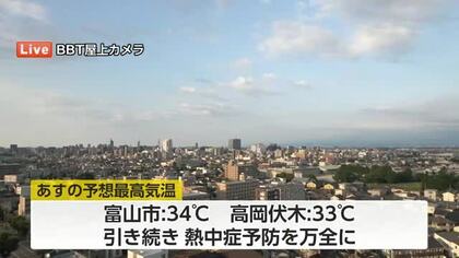 14日の県内に熱中症警戒アラート発表 熱中症への予防を万全に