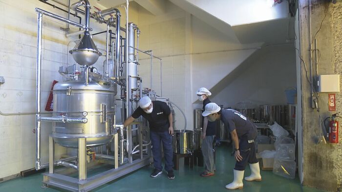 古酒を蒸留にかけた新たな試み