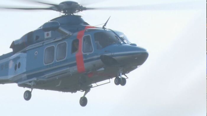 長野県警のヘリコプター
