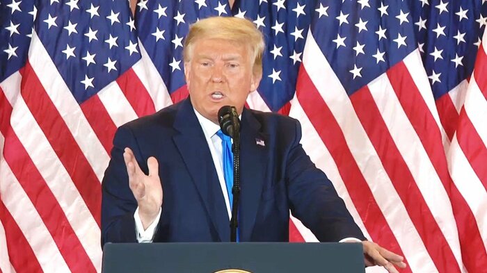 未だ敗北を認めないトランプ大統領