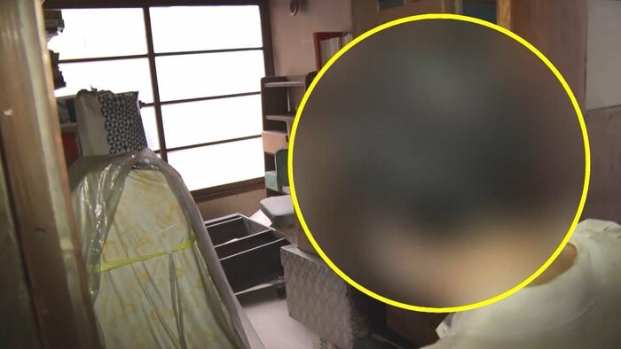 実に45年ぶりに入る懐かしの部屋