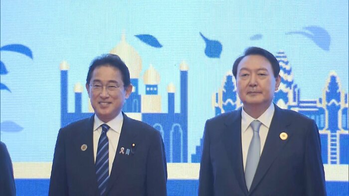 岸田首相と韓国・尹錫悦大統領